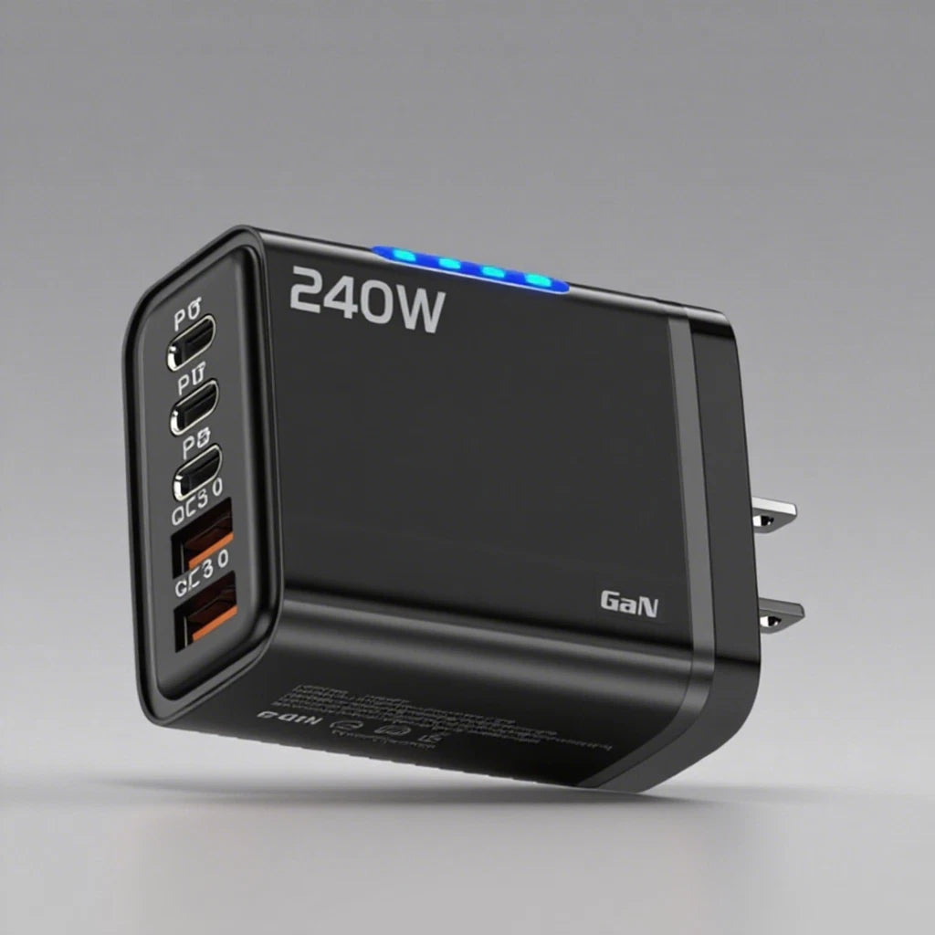 Wall Charger 240W GaN - 5 Ports